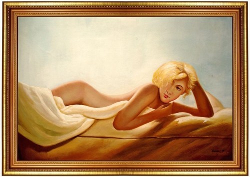 ölbild erotische frau - Ölbild, im
