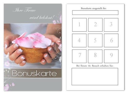 250 bonuskarten kundenkarten - bonuskarten,