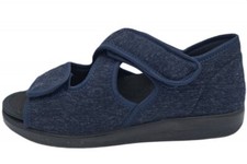 OrtoMed Klettsandale Blau