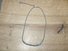 Konplott Water Cascade Kette  aus Silber mit leuchtendem Steinen wie NEU!!!