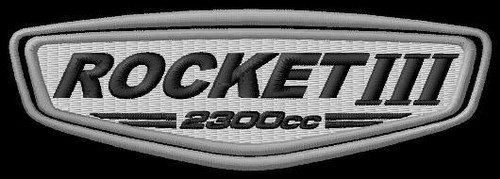 Triumph rocket 2300 aufnäher - rocket,