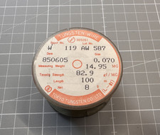 Tungsten / Wolfram Draht 0.07