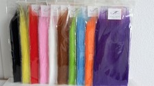 Craft Fur / Streamer Hair - Synthetic Fiber - 10 Packungen - Bindematerial