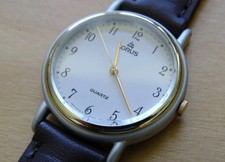 Lorus (Hersteller: Seiko) Quartz, Armbanduhr, braunes Lederband, guter Zustand 