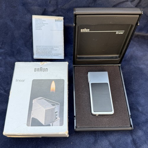 Braun linear feuerzeug - linear, 70er
