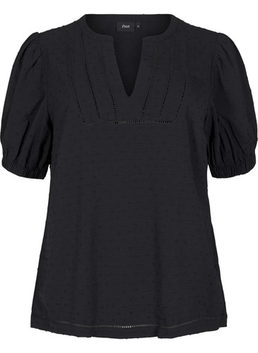 Bluse mit kurzen - ,