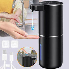 Automatisch Schwarz Seifenspender 380ml Elektrischer Seifenspender Mit Sensor