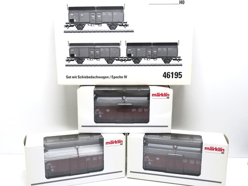 3tlg set schiebedachwagen - set,
