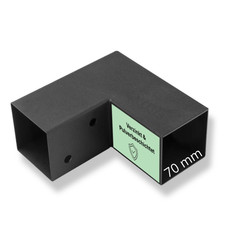 Pfostenbeschlag Pfostenbeschlag Pfostenverbinder 70x70 mm Eckverbinder