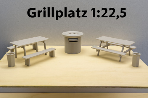 Miniatur grillplatz bausatz - miniatur,