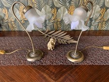 2 Messing Tischleuchten TOP