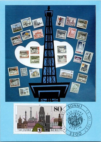 Brd 1987 maximumkarte - brd,