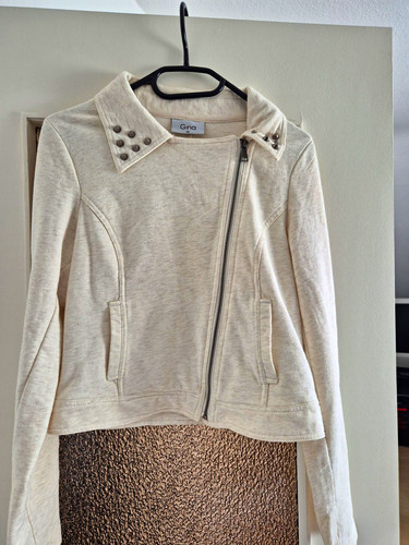 Gina damen bikerjacke - damen, beige