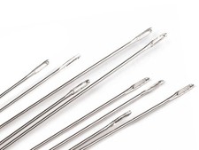 5 Stück Perlennadel Fädelnadel 120 mm 12 cm Perlen Rocaillis aufziehen auffädeln