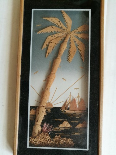 Wandbild aus kork - aus,