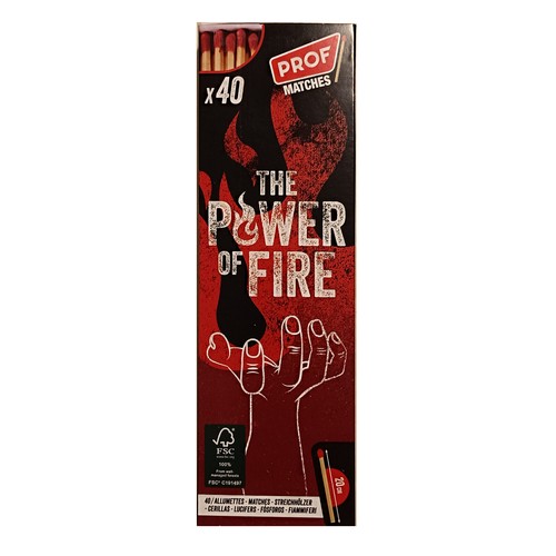 40x zündhölzer für kamin - 40x, &
