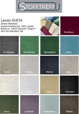Leinen sveta stone - stone, washed