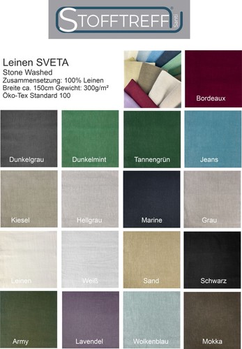 Leinen sveta stone washed - washed,