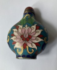 schoene chinesische snuff bottle, Cloisonne