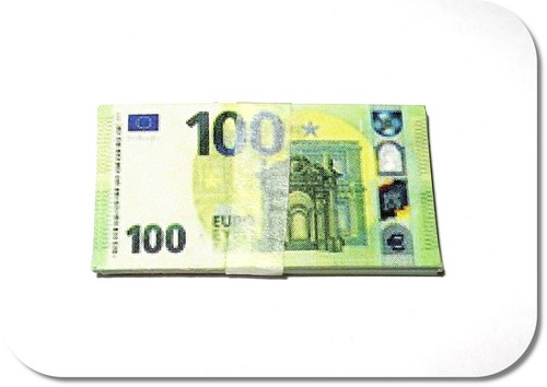 Miniatur geld euro scheine - miniatur, euro-scheine
