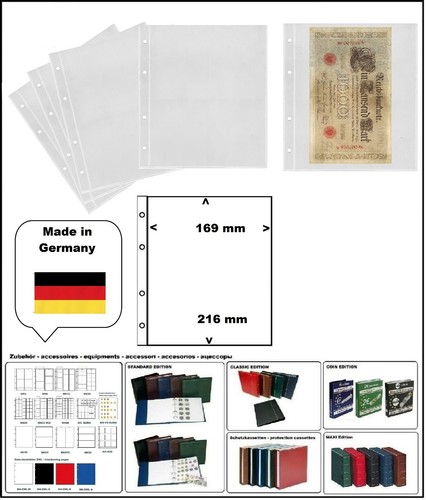 10-BANKNOTENHÜLLEN-NUMOH-1C-N