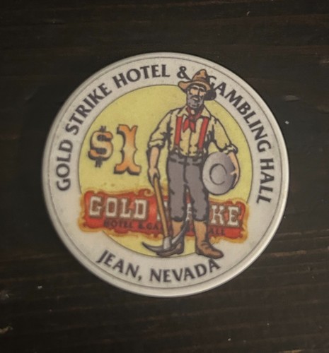 Gold strike casino poker - gold, 1$