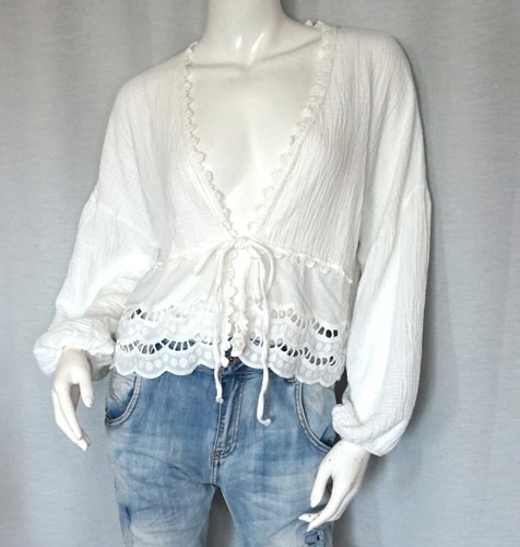 Hippie musselin jacke - hippie,