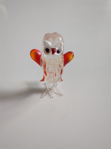Miniglasfigur eule glas - eule,