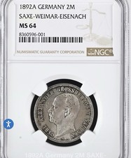 Sachsen-Weimar-Eisenach 2 Mark