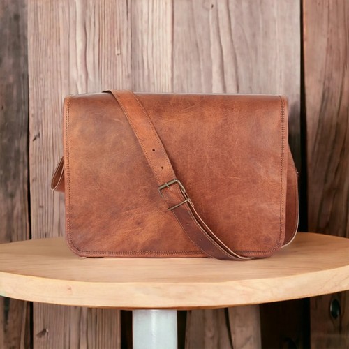 Vintage leder umhängetasche - vintage,
