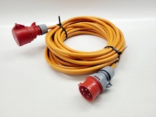 Hochwertiges 16A CEE Verlängerungskabel 15m, PUR Gummileitung H07BQ-F 5x2,5