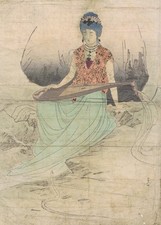 Göttin und Schlange - Kuchi-e