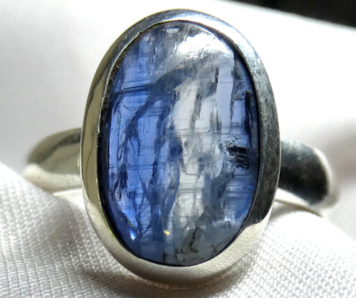 Kyanit ring 925 silber - 💙,