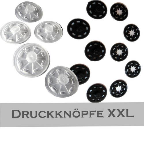 10x druckknöpfe xxl - druckknöpfe,