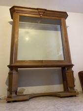 2 x Museumsvitrine Eiche Echtholz Schloss Weesenstein Vitrine Schrank Antik