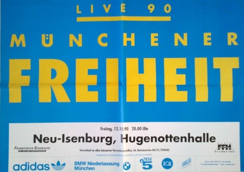 Münchener freiheit 1990 tour - mÜnchener,
