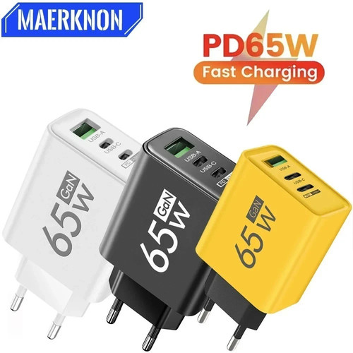 65w usb port fast charger - usb-c,