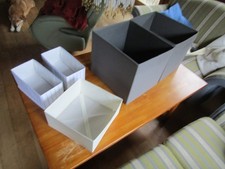 Konvolut faltbare Ordnungsbox Aufbewahrungsbox, 5 Stck. IKEA, TUKAN