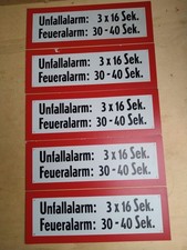 5 x Schild Hinweisschild