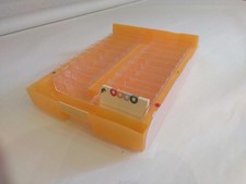 Han Karteikasten CROCO 2-6-19 DIN A8 blau/orange