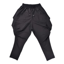 Haremshose Niedriger Schritt Joggen Hip Hop Baggy Slim Fit Jogginghose Kordelzug