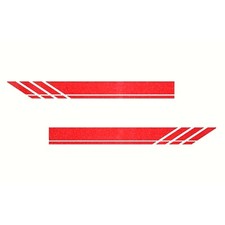 Car exterior mirror sticker, 2