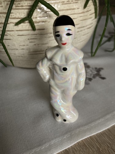 Porzellan figur clown klein - porzellan,