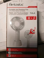 Fantastic Hand- und Tischventilator mit Drahtlosen Lautsprecher und Akku