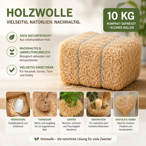 Ballen holzwolle - 10,