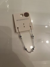 Feines, silbernes Armband mit Original Swarovski Steinen Damen NEU, Mit Etikett