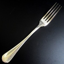 Christofle Paris Menügabel versilbert Serie CTF18 Antik Menu Fork 20,6cm