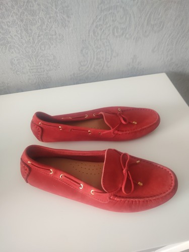Mokassins rot kazar leder - rot,