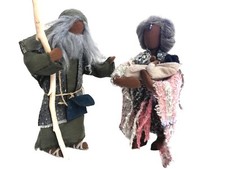 Erzählfiguren "Abraham und Sara" 30 cm Bibelfigur wie Eglifigur Egli-Figuren