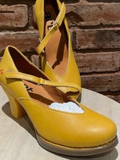 Art Alfama Damen Pumps Plateau -Farbe ocker -gelb Gr. 37 Neu